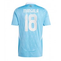 Belgicko Orel Mangala #18 Vonkajší futbalový dres ME 2024 Krátky Rukáv